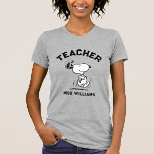 Peanuts Snoopy Happy Dance Teacher T-shirt