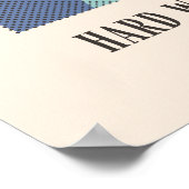 Peanuts Snoopy Hard Work Pays Off Graduation Poster (Hoek)