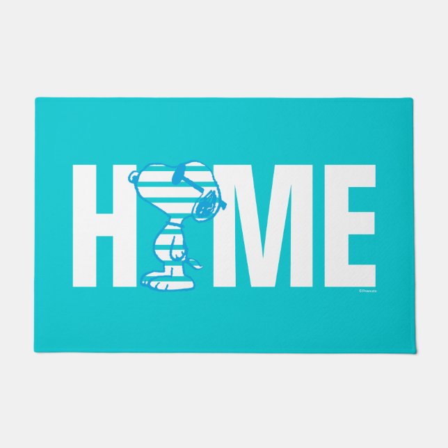 Peanuts | Snoopy Hart Zonnebril Deurmat (Voorkant)