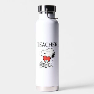 Peanuts Snoopy Heart Knuffel Leraar Waterfles
