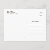 Peanuts | Snoopy Heart Rainbow Briefkaart (Achterkant)