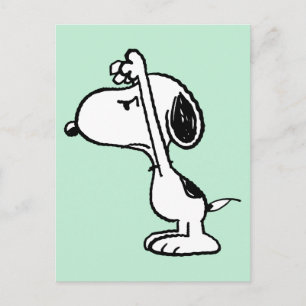 Peanuts   Snoopy heeft je bang gemaakt Briefkaart