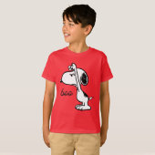 Peanuts | Snoopy heeft je bang gemaakt T-shirt (Voorkant volledig)