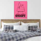 Peanuts | Snoopy het geheim van het leven Canvas Afdruk (Insitu (Slaapkamer))