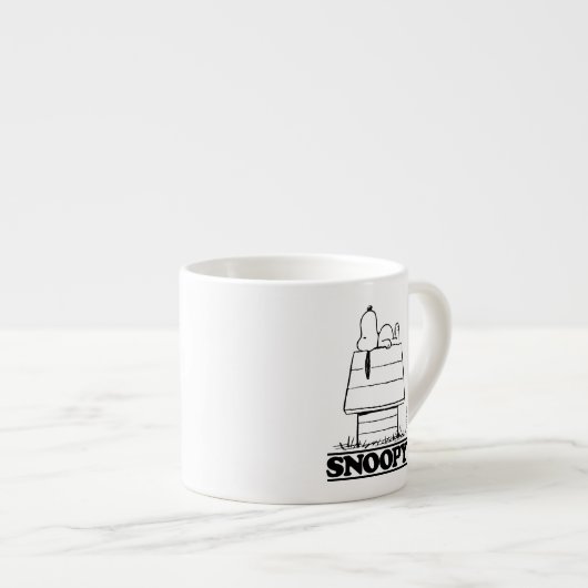 Peanuts | Snoopy het geheim van het leven Espresso Kop (Voorkant rechts)