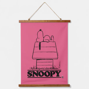 Peanuts Snoopy het geheim van het leven Hangend Wandkleed