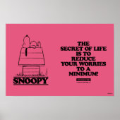 Peanuts | Snoopy het geheim van het leven Poster (Voorkant)