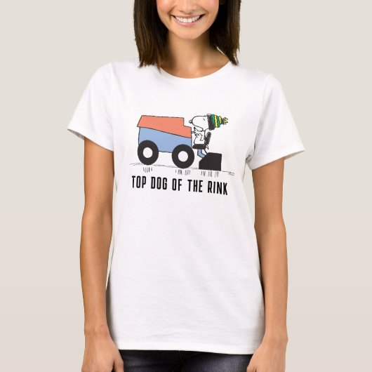 Peanuts | Snoopy Ice Resurfacing Machine T-shirt (Voorkant)