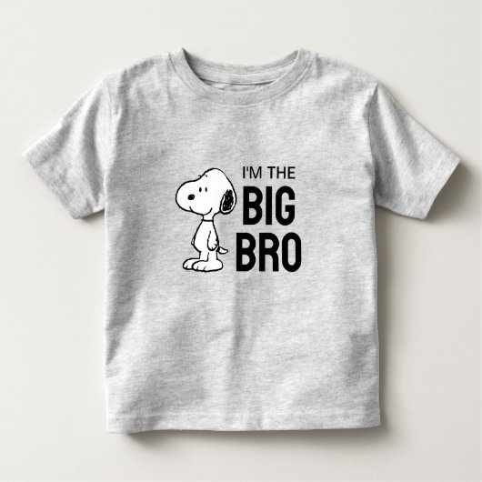 Peanuts Snoopy | Ik ben de grote broer Kinder Shirts (Voorkant)