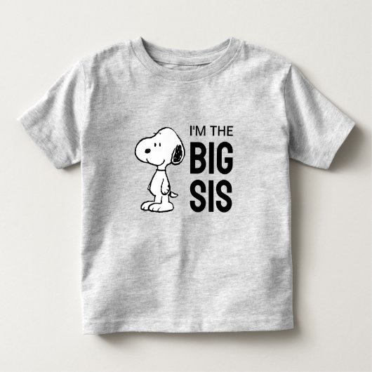 Peanuts Snoopy | Ik ben de grote zuster Kinder Shirts (Voorkant)
