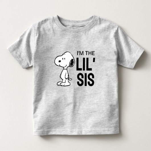 Peanuts Snoopy | Ik ben het kleine zusje Kinder Shirts (Voorkant)