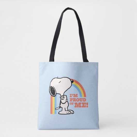 Peanuts | Snoopy Ik ben trots op me Draagtas (Voorkant)