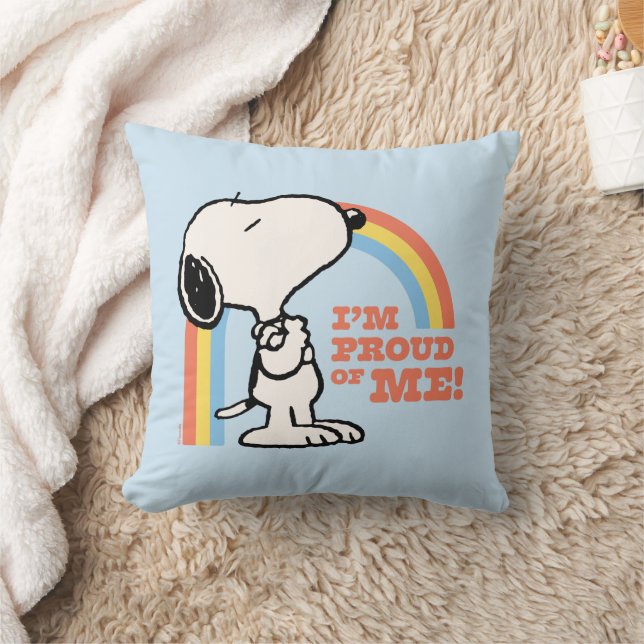 Peanuts | Snoopy Ik ben trots op me Kussen (Deken)