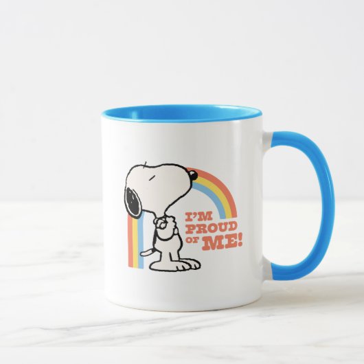 Peanuts | Snoopy Ik ben trots op me Mok (Rechts)