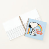 Peanuts | Snoopy Ik ben trots op me Notitieboek (Binnen)