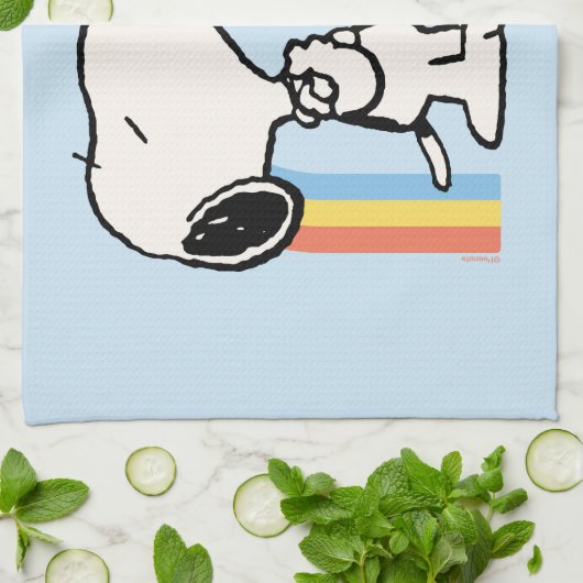 Peanuts | Snoopy Ik ben trots op me Theedoek (Gevouwen)