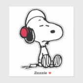 Peanuts | Snoopy in headsets Sticker (Vel)