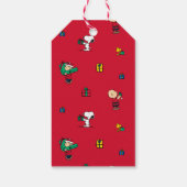 Peanuts | Snoopy Kerstcadeau Giver Cadeaulabel (Achterkant)