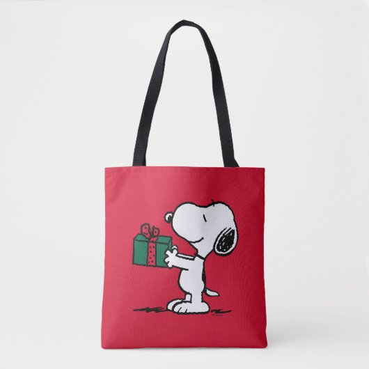 Peanuts | Snoopy Kerstcadeau Giver Draagtas (Voorkant)