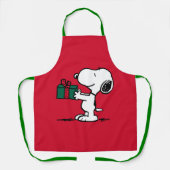 Peanuts | Snoopy Kerstcadeau Giver Schort (Voorkant)