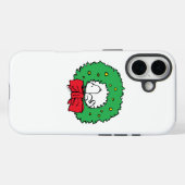 Peanuts | Snoopy Kerstkrans Case-Mate iPhone Case (Achterkant (horizontaal))