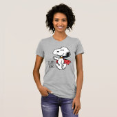 Peanuts | Snoopy lachende vampier T-shirt (Voorkant volledig)