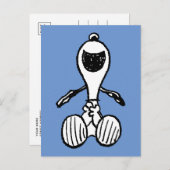 Peanuts | Snoopy lacht Briefkaart (Voorkant / Achterkant)