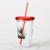 Peanuts | Snoopy & Linus Acryl Drinkbeker (Achterkant)