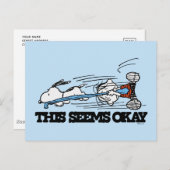 Peanuts | Snoopy & Linus Briefkaart (Voorkant / Achterkant)