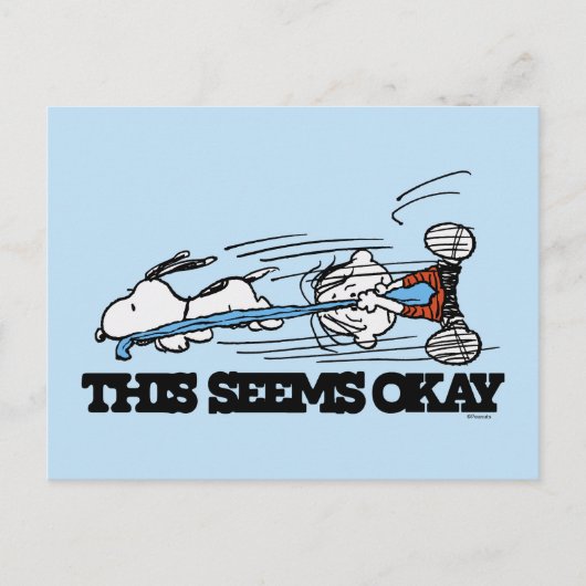 Peanuts | Snoopy & Linus Briefkaart (Voorkant)