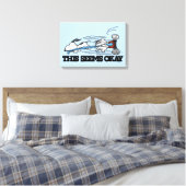 Peanuts | Snoopy & Linus Canvas Afdruk (Insitu (Slaapkamer))