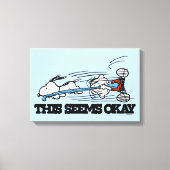 Peanuts | Snoopy & Linus Canvas Afdruk (Voorkant)