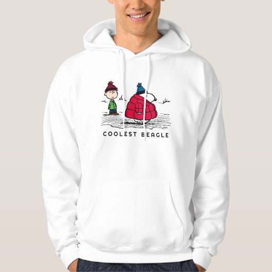 Peanuts | Snoopy & Linus Gevulde Jas Hoodie (Voorkant)