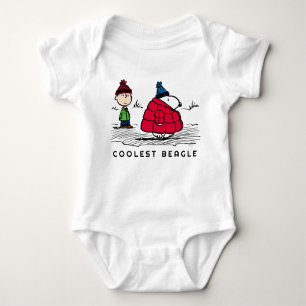 Peanuts   Snoopy & Linus Gevulde Jas Romper