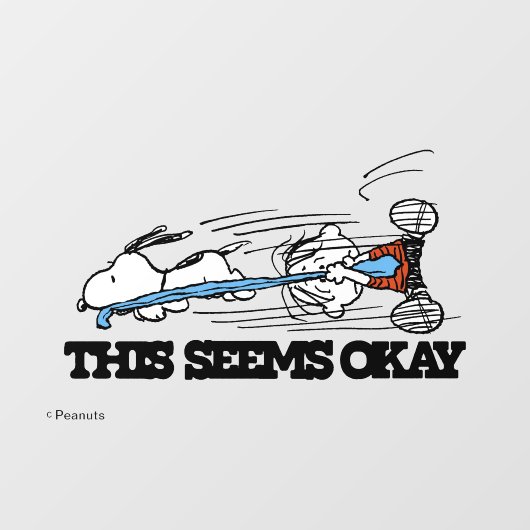 Peanuts | Snoopy & Linus Raamsticker (Vel)