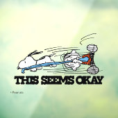 Peanuts | Snoopy & Linus Raamsticker (Vel 3)