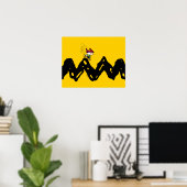 Peanuts | Snoopy & Linus Sled Ride Poster (Thuiskantoor)