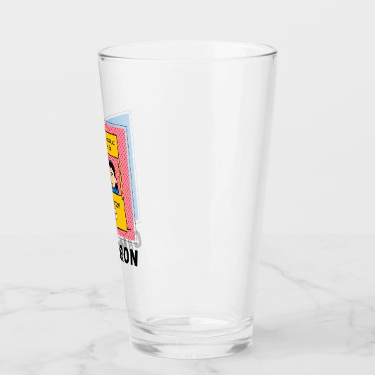 Peanuts | Snoopy & Lucy half & half Glas (Links)