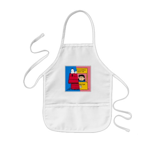 Peanuts | Snoopy & Lucy half & half Kinder Schort (Voorkant)