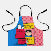 Peanuts | Snoopy & Lucy half & half Schort (Voorkant)