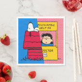 Peanuts | Snoopy & Lucy half & half Servet (Insitu)