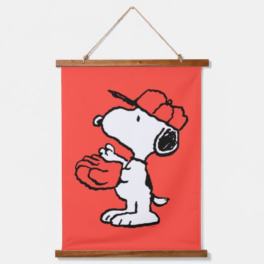 Peanuts | Snoopy Making the Catch Hangend Wandkleed (Voorkant)