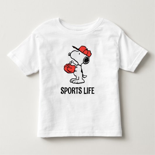 Peanuts | Snoopy Making the Catch Kinder Shirts (Voorkant)