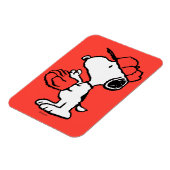 Peanuts | Snoopy Making the Catch Magneet (Linkerzijde)
