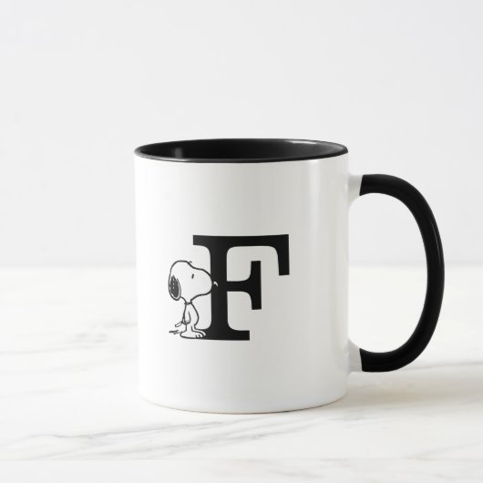 Peanuts | Snoopy Monogram F Mok (Rechts)