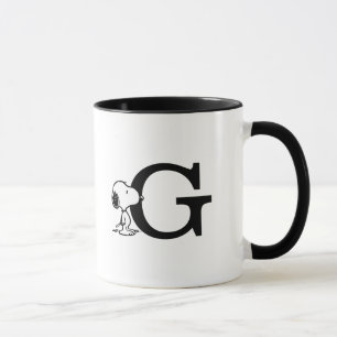 Peanuts Snoopy Monogram G Mok