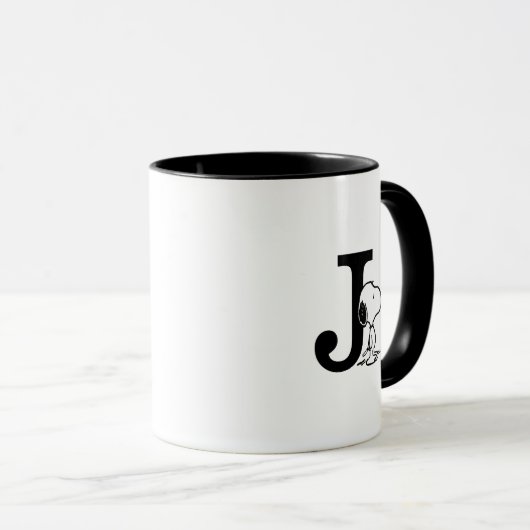 Peanuts | Snoopy Monogram J Mok (Voorkant rechts)