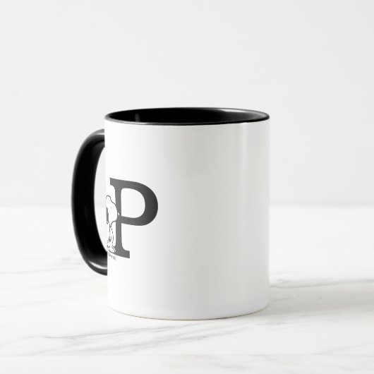 Peanuts | Snoopy Monogram P Mok (Voorkant links)