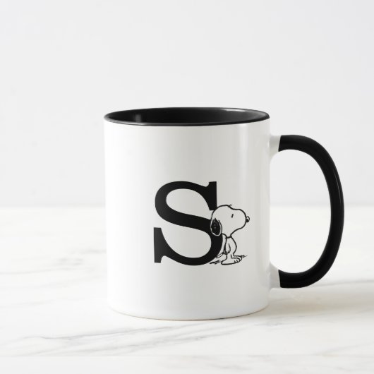 Peanuts | Snoopy Monogram S Mok (Rechts)