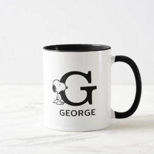 Peanuts Snoopy Naam & Monogram G Mok